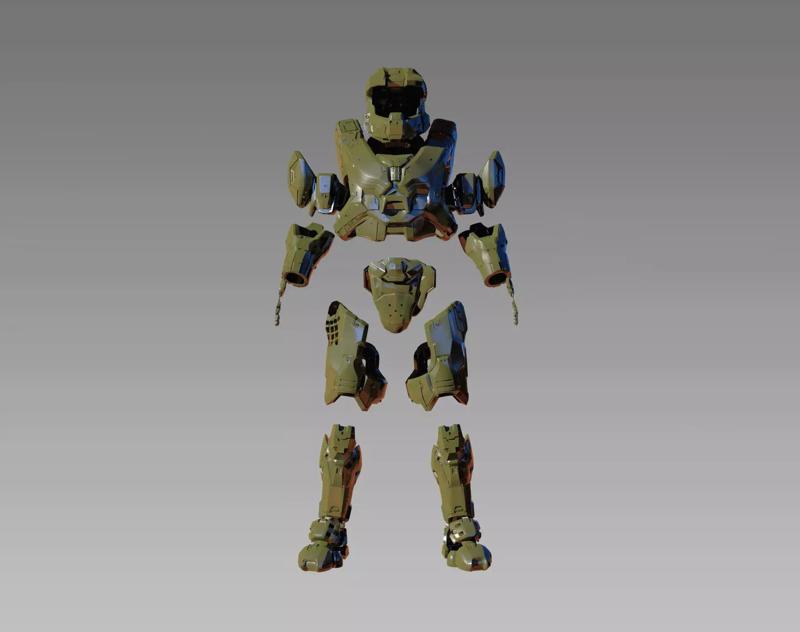 Halo 5 MK6 Master Chief Full Armor 3D Model Ready to Print
