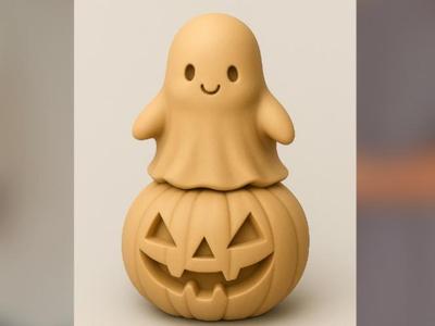 Halloween Ghost Pumpkin