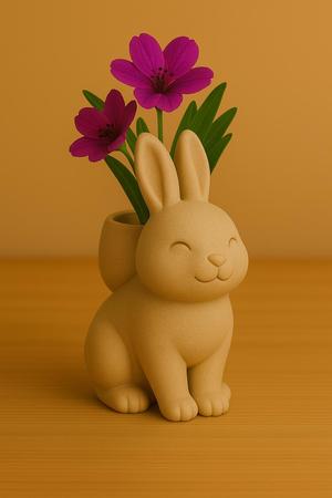 Bunny Planter – 3D Printed Cute Rabbit Pot