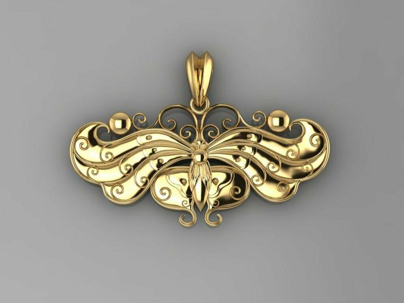 Butterfly Pendant P216