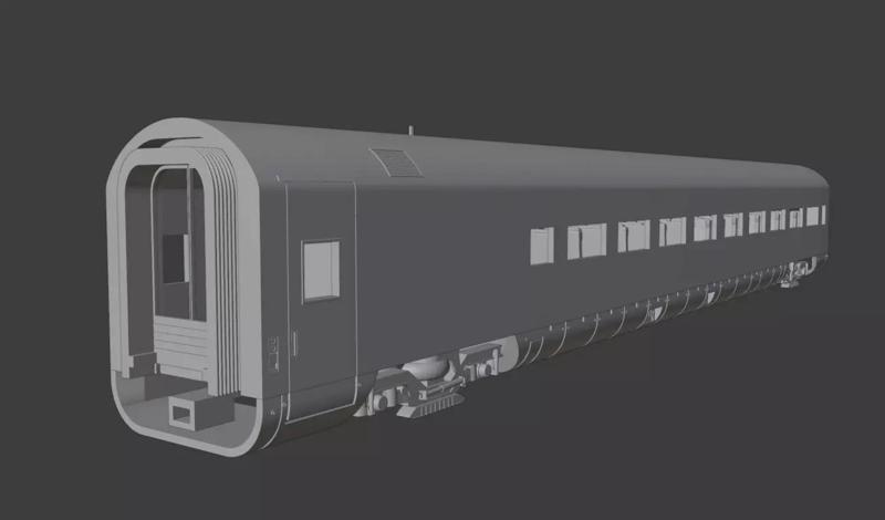 H0 1-87 scale Reisezugwagen Apmz 116 1