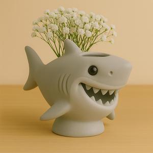 Cute Shark Planter – 3D Printed