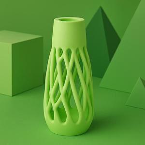 Spiral Weave Vase – Modern Vase with Lattice Structure