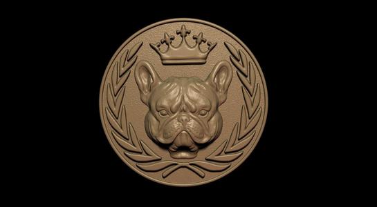 Exotic French Bulldog Medallion