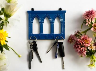 Cathedral-inspired key holder