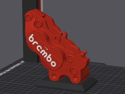 Brembo Brake Caliper Business Card Holder 