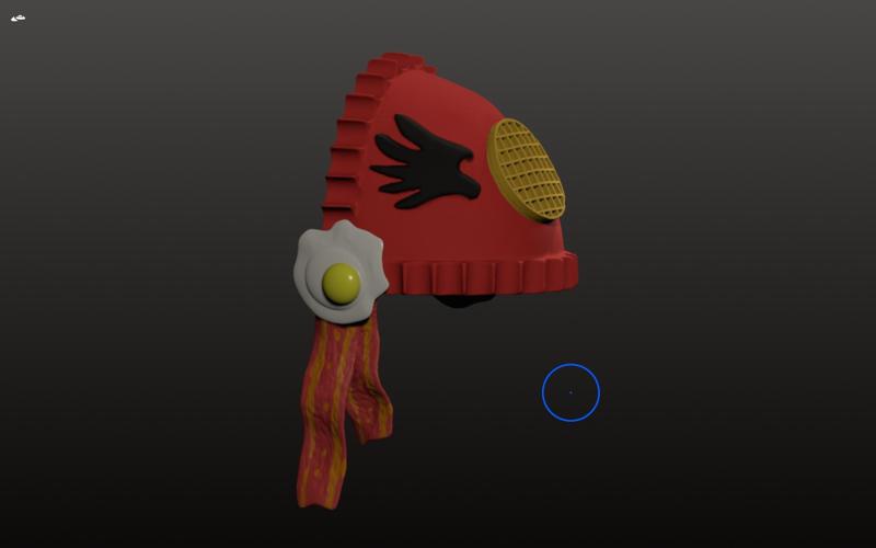 Pauldron of the Waffle Warrior
