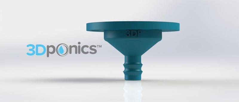 Drip nozzle 3/8 inch, 3 holes - 3Dponics Drip Hydroponics