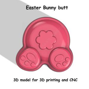 Easter Bunny butt Stl File