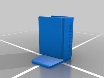 bookmark book for bookmarks flipped upright