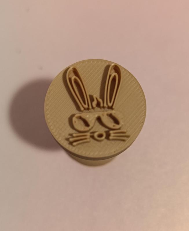 stamp para brigadeiros cool easter bunny