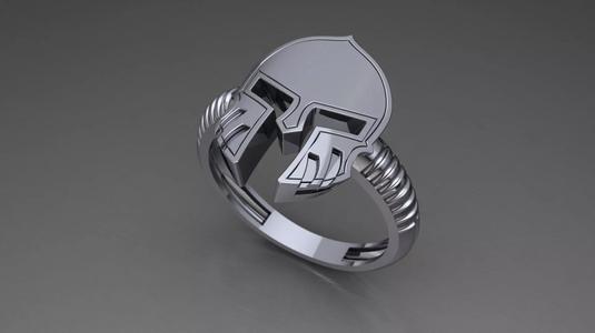Warrior ring for man