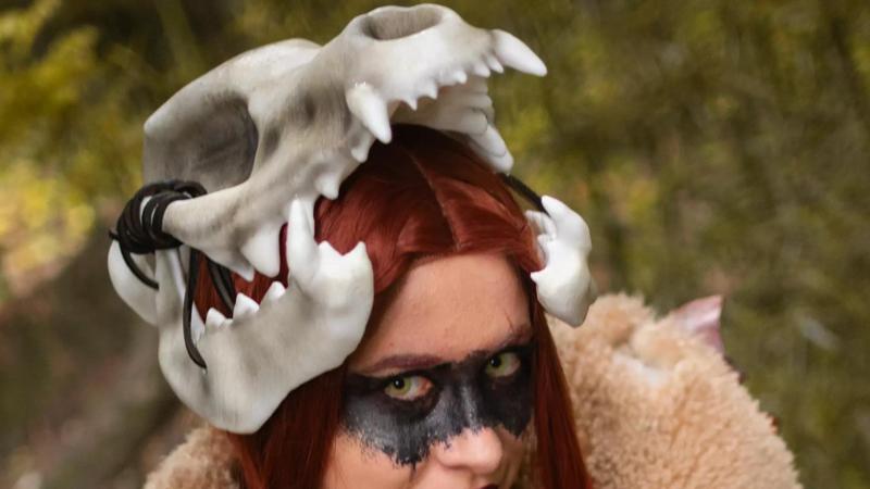 Wolf Skull Cosplay Headpiece