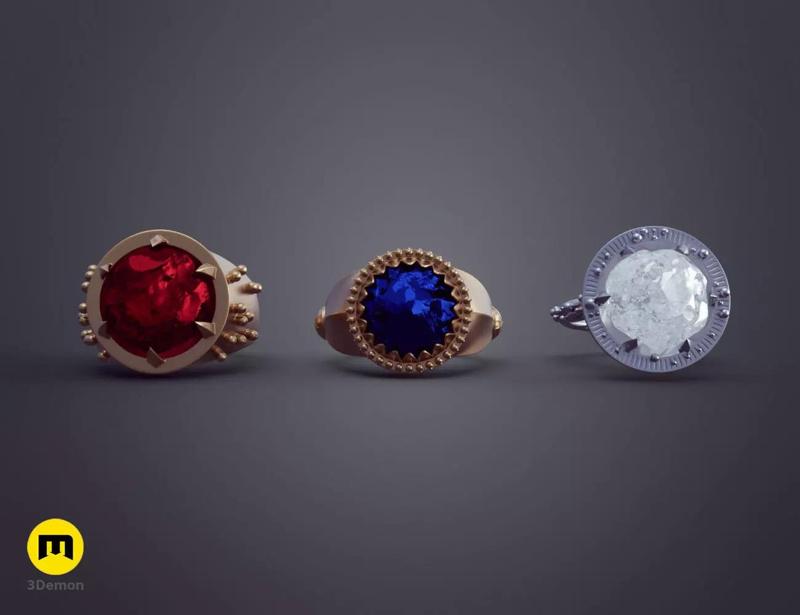 Rings of Power - 3 Elven Rings