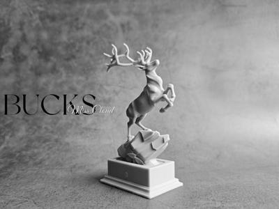 Stag Statue Office Decor Ornament