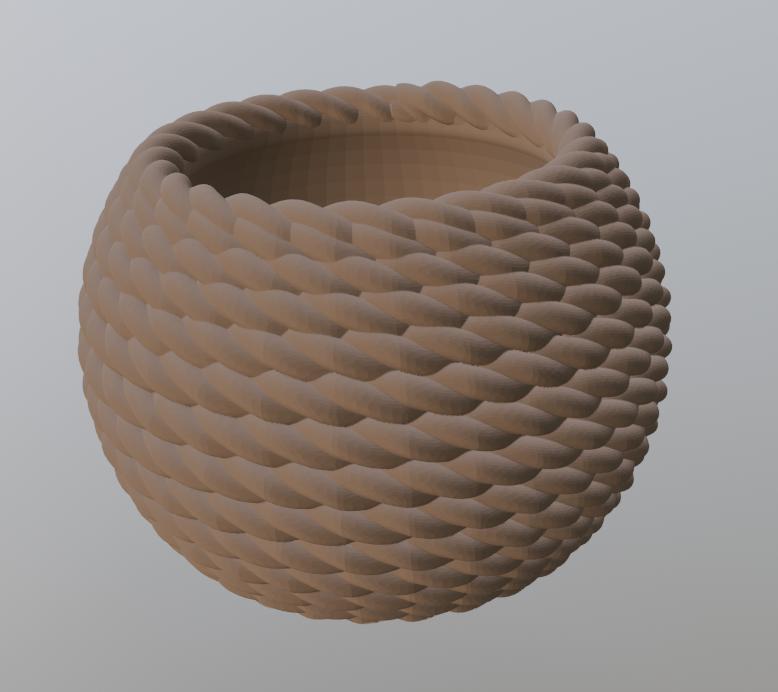 Spherical Rope Planter