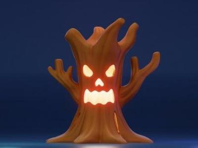 Spooky Monster Tree