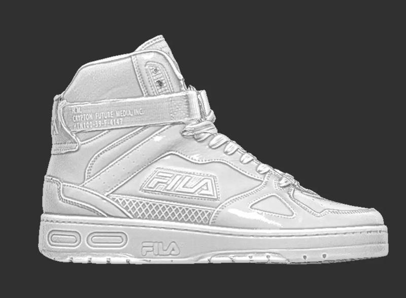 3D Scanned FILA Teratach 600 HI x Hatsune Miku