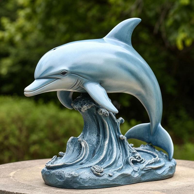 Dolphin on a wave-- Sea grace.