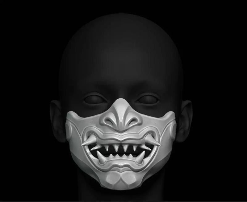 Samurai Mask For 3d Print