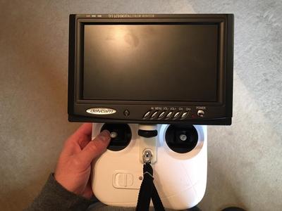 DJI Phantom FPV monitor and Boscom receiver Holder - Updated Remix of a Remix of a Remix