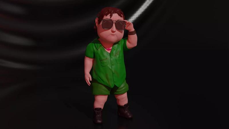 The Boy cartoon character wearing sunglasses