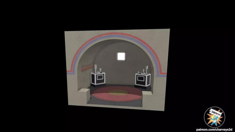 Star Wars Cantina Band Booth Diorama for action figures