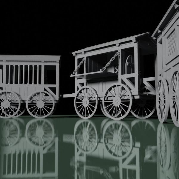 Fantasy RPG Wagon Set 28MM