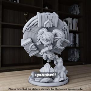 poppy 3D print model from League of Legends