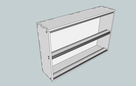 Eurorack Lasercut Case 84HP 6U 93mm