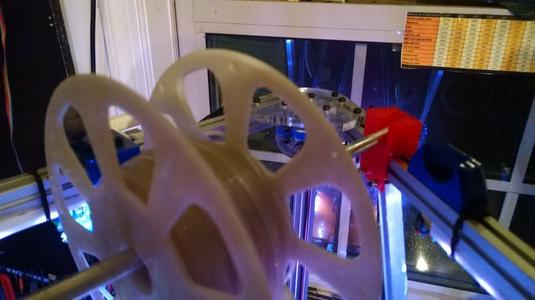 Small Diameter Spool Holder for Kossel Clear