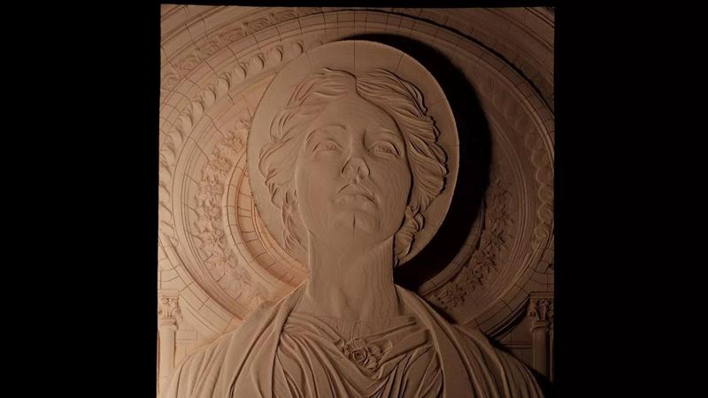 Queen Victoria CNC 3d Print High Relief Sand Casting