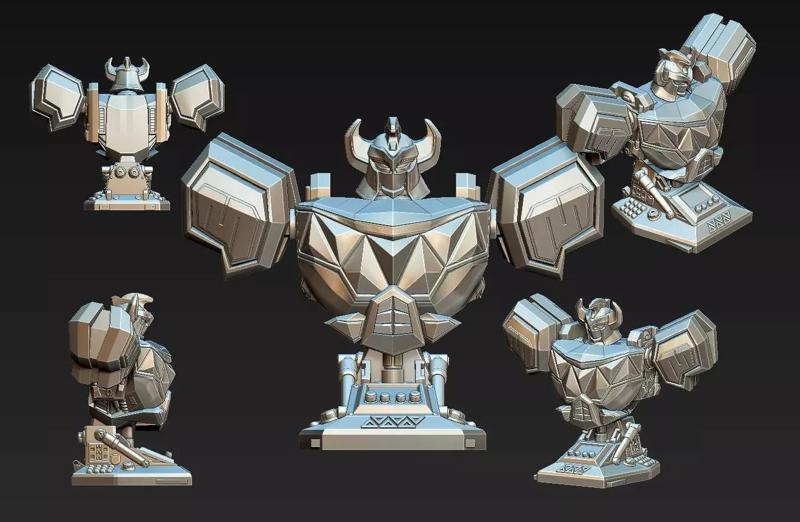 Power Rangers Mighty Morphin Megazord Bust