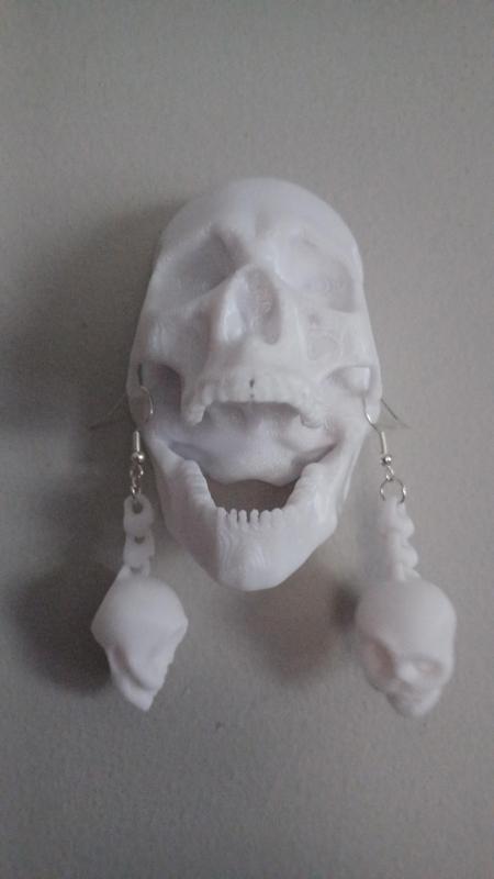 Skull decor / skull holder / skull wall decor / hanging skull
