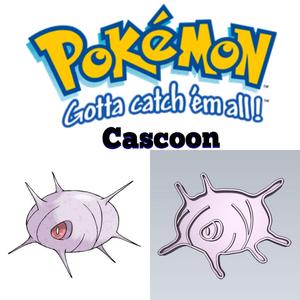 AMAZING POKEMON Cascoon  COOKIE CUTTER STAMP CAKE DECORATING