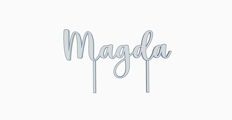 Magda Cake Topper Cake Topper Cake Decoration
