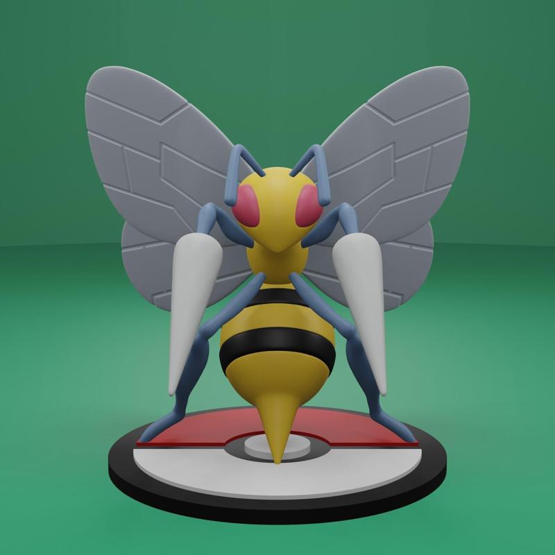 Pokemon No. 015 Beedrill