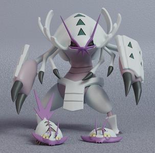 Pokemon - Wimpod and Golisopod with 2 poses