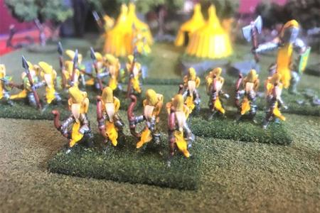 15mm Banana Knight Bows / Longbows Wargames Figures - HotT