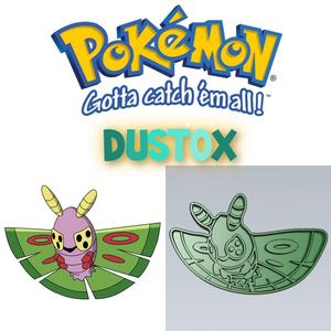 AMAZING POKEMON Dustox COOKIE CUTTER STAMP CAKE DECORATING