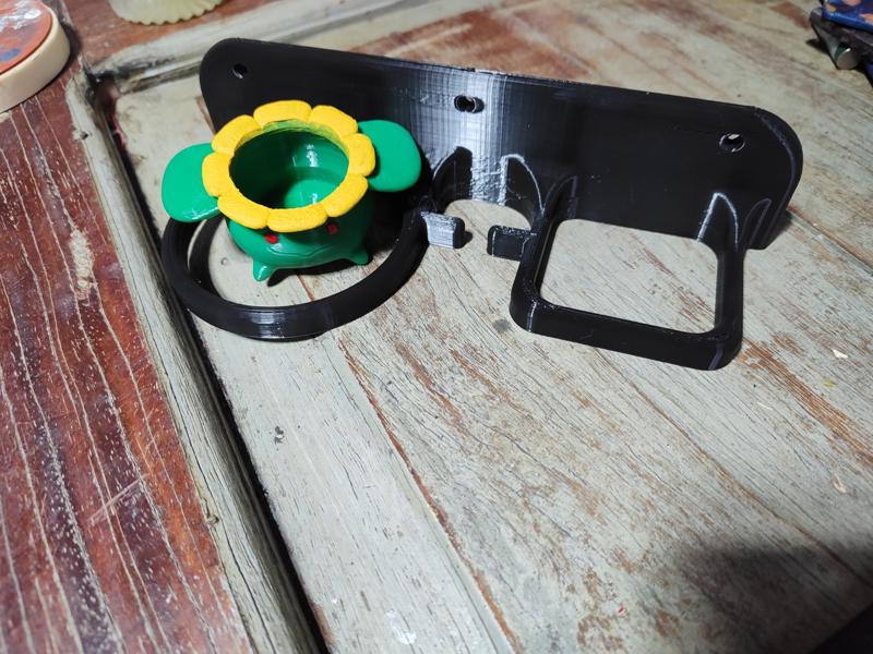 Hair dryer and Straightener support / Soporte para Secador