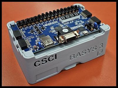 BASYS 3 pcb and cable enclosure