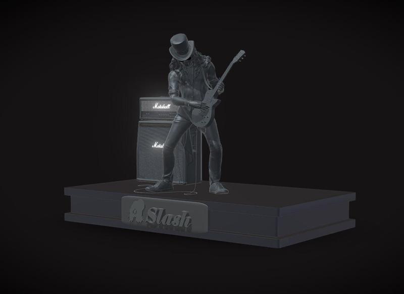 Slash - Saul Hudson 3D print