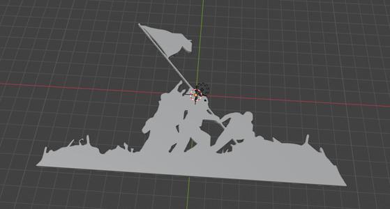 flag raising iwo jima ww2