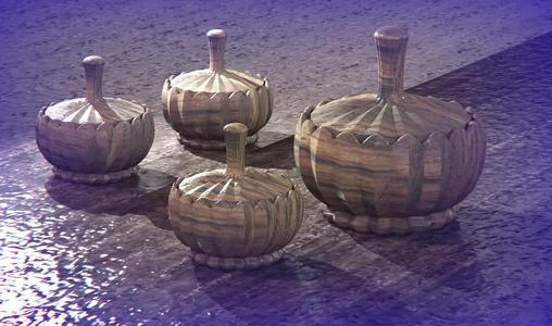 DECORATIVE SET dessert bowls