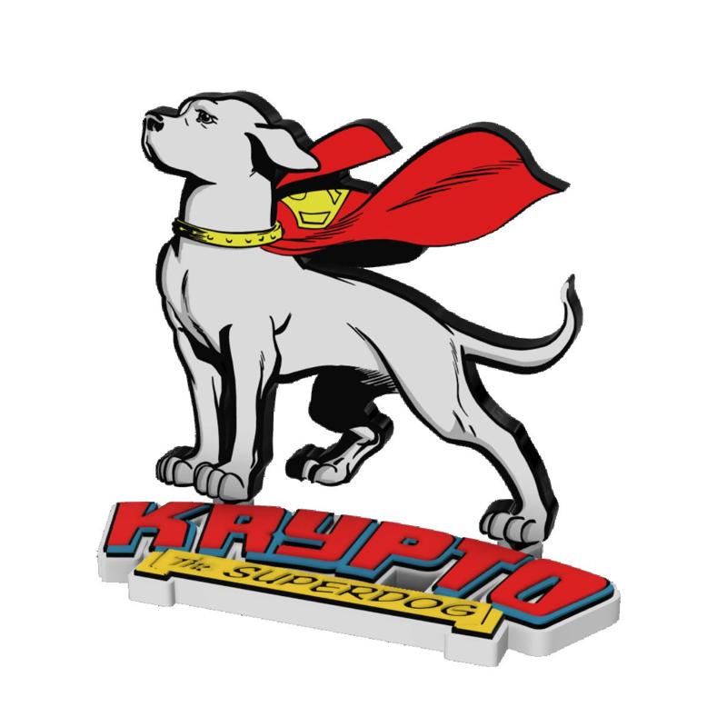 3D MULTICOLOR LOGO/SIGN - Krypto the Superdog