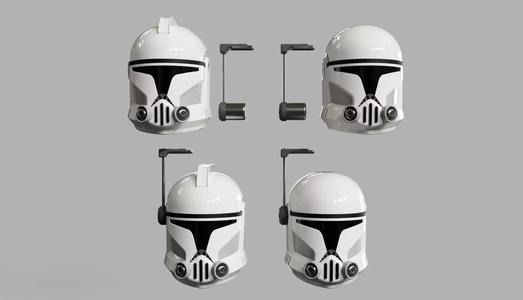 custom OC phase1 hybrid clone helmets for sixth scale figures