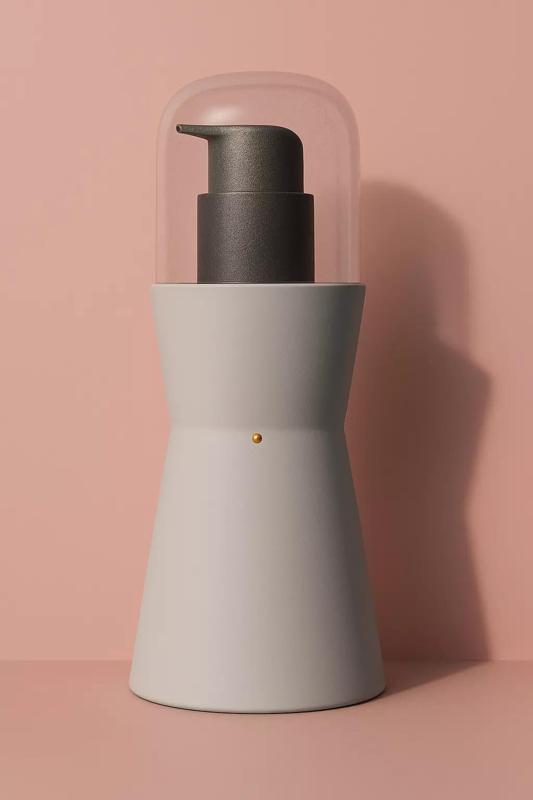 Modern Cosmetic Pump Bottle 3D Model with Transparent Cap