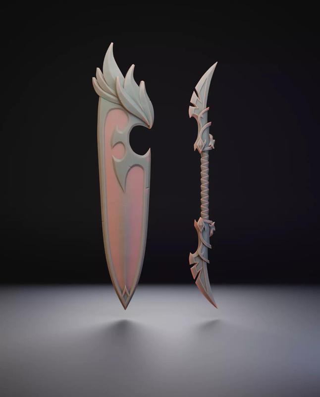 Blood Elf Guard Weapons - World of Warcraft