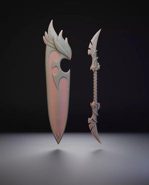 Blood Elf Guard Weapons - World of Warcraft